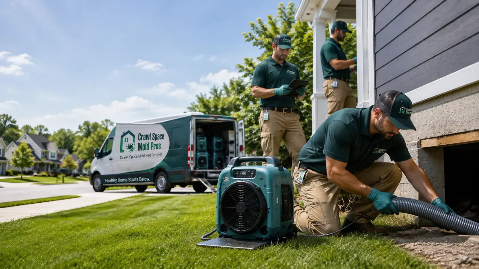 Crawl Space Mold Removal in Ira, IA